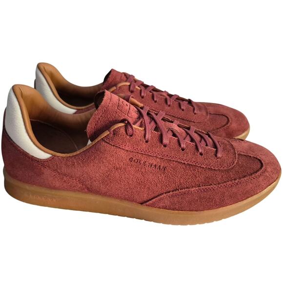Cole Haan Men GrandPro Turf Sneaker US 10 M Mahogany Suede - Picture 1 of 7